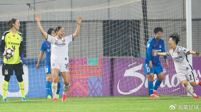 水原女足爆冷4-0淘汰卫冕冠军武汉江大晋级亚冠