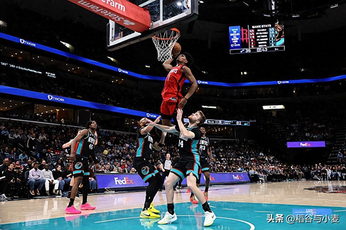 火箭力克灰熊阿门爆发助队登顶西部第六