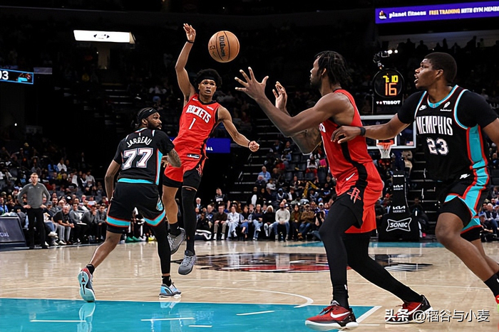 火箭力克灰熊阿门爆发助队登顶西部第六