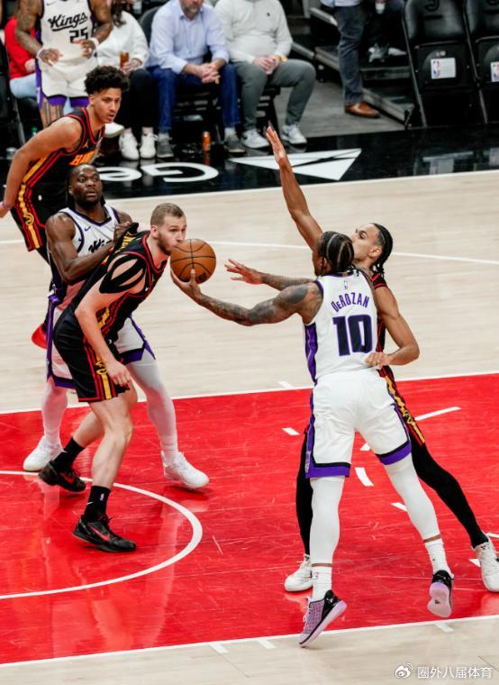 老鹰双杀国王！杰伦约翰逊26+10+5率队狂胜10分