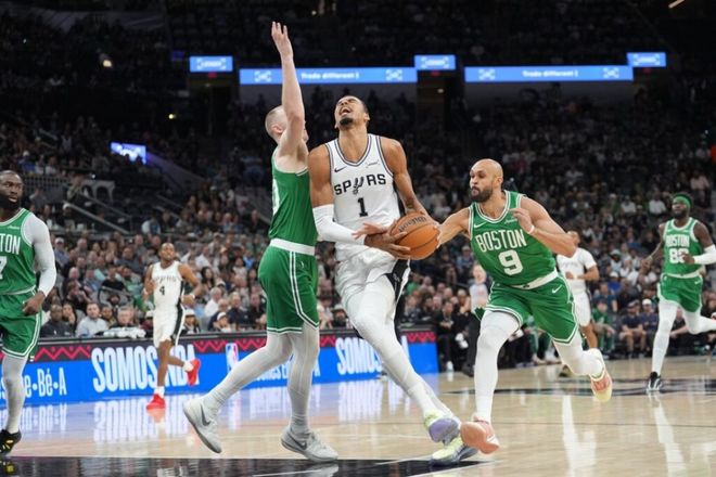 马刺力克凯尔特人问鼎总冠军 文班亚马荣膺总决